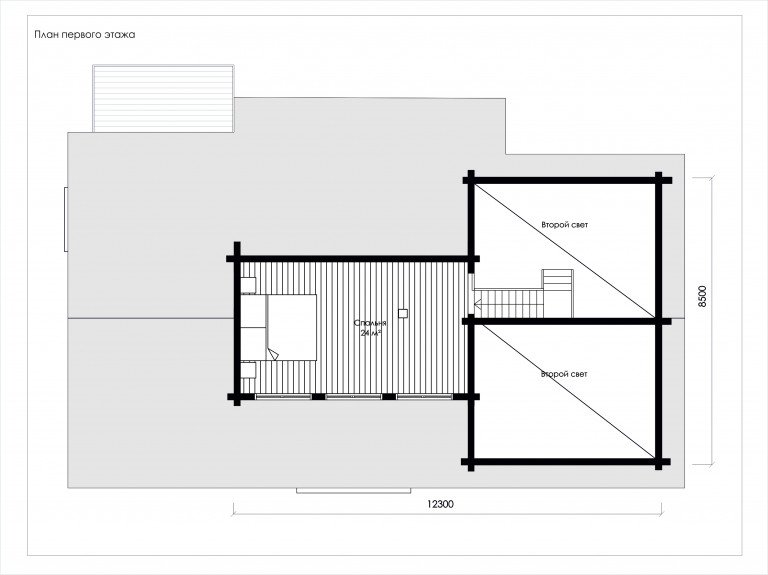 План второго этажа